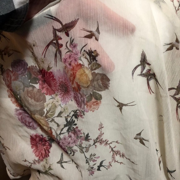 Zara Beautiful long floral dress - Picture 8 of 13